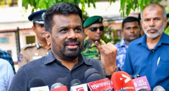 AKD Votes in Colombo, Says “Confident of Victory”